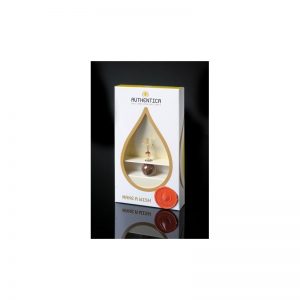 Empaque de lujo con burbuja base plana con tierra, oro laminado 24k-100