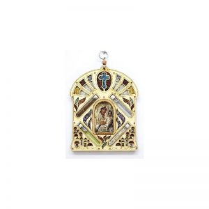Icono grande, tierra santa, incienso, aceite y agua-127