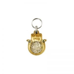 Llavero de hamsa con piedra del Éxito-176