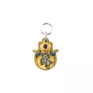 Llavero de hamsa de Capricornio-183