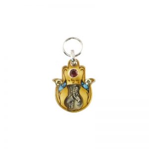 Llavero de hamsa de Acuario-185
