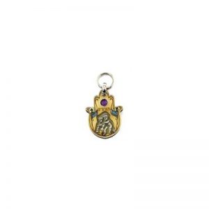 Llavero de hamsa de Géminis-193