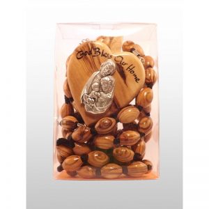 Rosario grande de madera de olivo-388