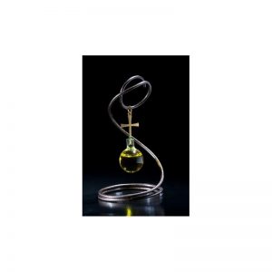 Empaque de lujo con colgante de espiral con aceite de oliva, oro laminado 24k-89