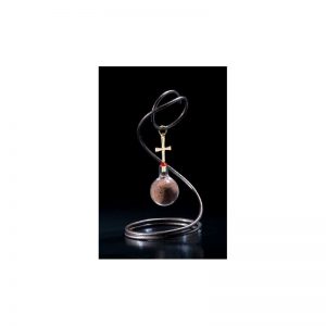 Empaque de lujo con colgante de espiral con tierra, oro laminado 24k-91