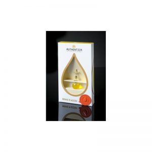 Empaque de lujo con burbuja base plana con aceite de oliva, oro laminado 24k-97