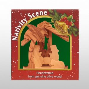 Pasito Navideño Pequeño – Hecho a mano de Madera de Olivo en caja-255