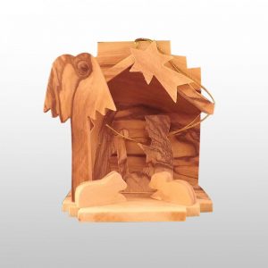 Pasito Navideño Pequeño – Hecho a mano de Madera de Olivo en caja-257