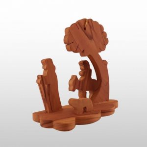 Pasito Navideño Pequeño – Hecho a mano de Madera de Olivo en caja-258