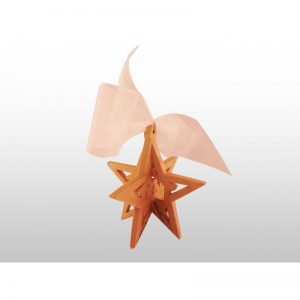 Adorno Colgante Navideño - 3D - Hecho a mano de madera de olivo-261
