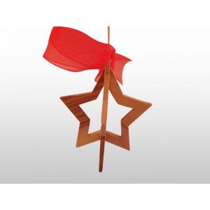 Adorno Colgante Navideño - 3D - Hecho a mano de madera de olivo-264