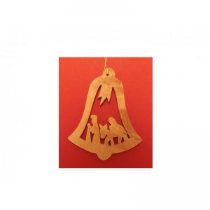 Adorno Colgante Navideño - Hecho a mano con madera de olivo-269