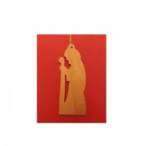 Adorno Colgante Navideño - Hecho a mano con madera de olivo-271