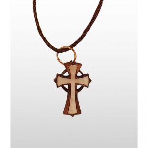 Colgante Cruz Varios Diseños - Hecho de madera de olivo - Pequeño-309
