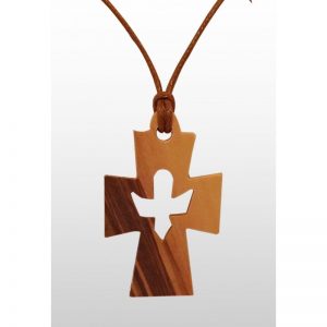 Colgante Cruz Varios Diseños - Hecho de madera de olivo - Pequeño-314