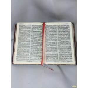 Biblia con cobertor hecho de madera de olivo